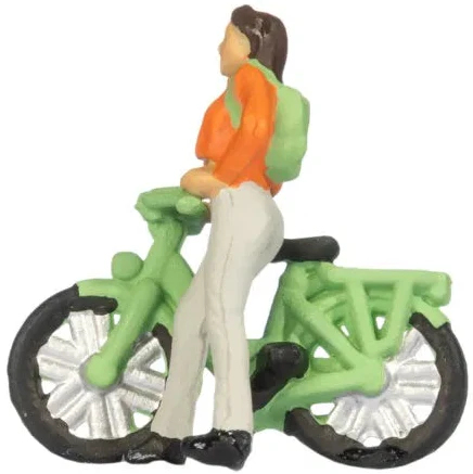 N15896 Cyclists on Bikes (3) Figure Set - HO/OO Scale - Image 3