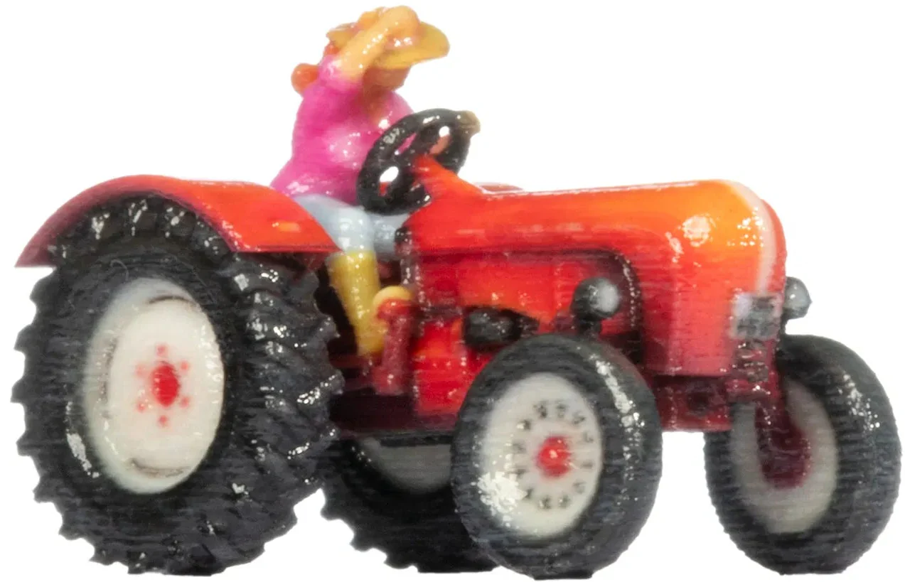 N37608 Porsche P133 Tractor Red 3D Master Vehicle
