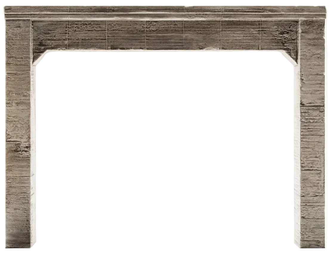 N58092 Double Track Hard Foam Concrete Portal