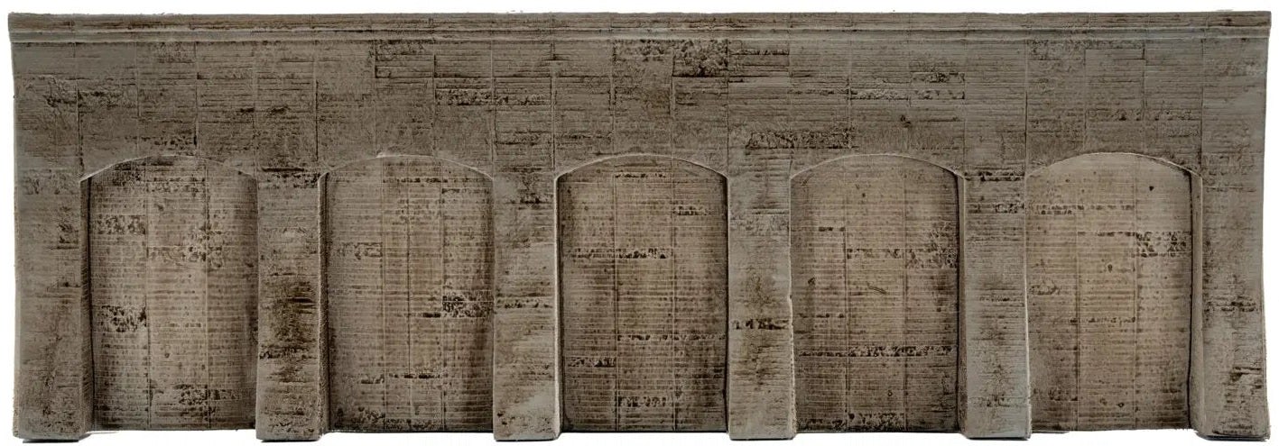 N58095 Concrete Hard Foam Closed Arcade Wall 30 x 10.1cm