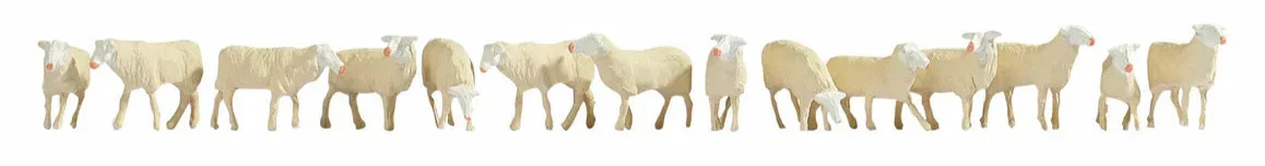 N15749 Sheep Figure Set of 14