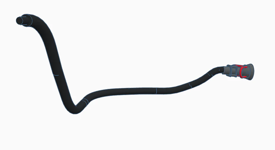 BSOHRR4 Oil Hoses - Loading tank wagon right pose - Pack of 4