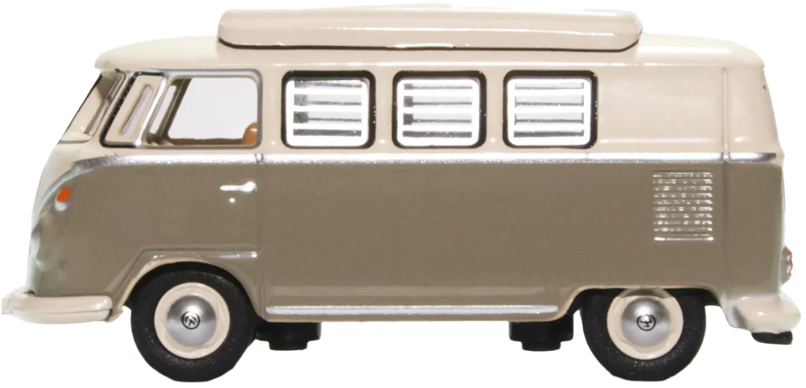 76VWS006 VW T1 Camper Mouse Grey/Pearl White - Image 3