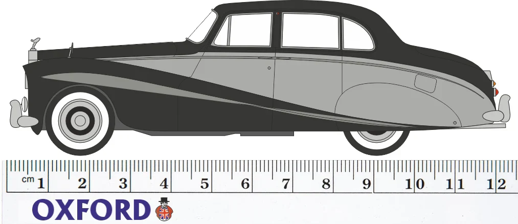 43EMP003 Rolls Royce Silver Cloud/Hooper Empress Black/Silver - Image 2