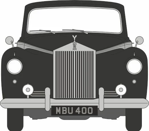 43EMP003 Rolls Royce Silver Cloud/Hooper Empress Black/Silver - Image 3