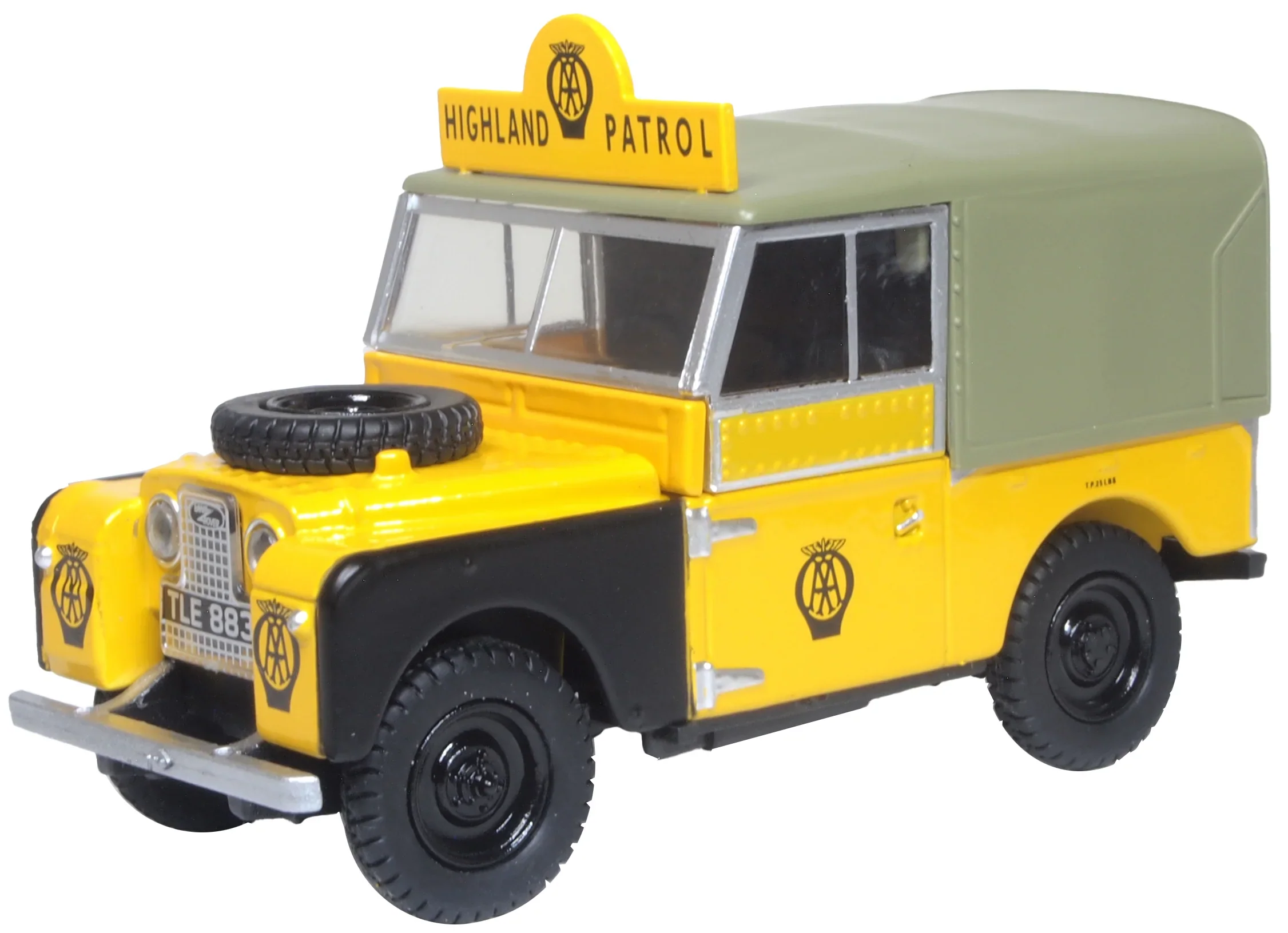 43LAN188025 Land Rover Series I 88" Canvas AA Highland Patrol