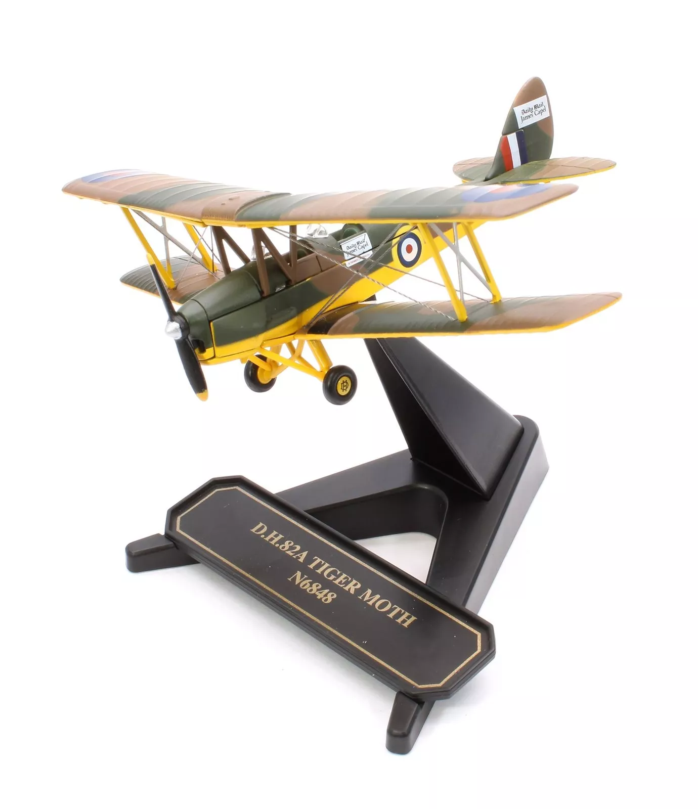 72TM004 Pre-Owned Glasmoth Tiger Moth Set of 3 1:72 Model Aircraft - Image 2
