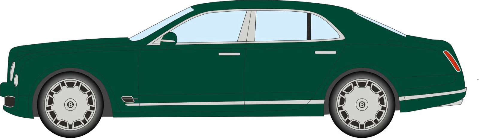 76BM005 Bentley Mulsanne Barnato Green
