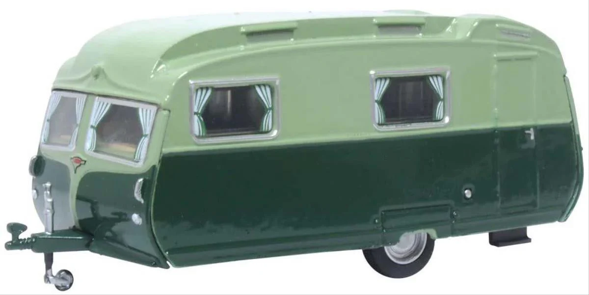 76CC003 Carlight Continental Caravan Dark Green/Sage Green