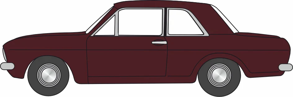 76COR2010 Ford Cortina MkII Black Cherry - Image 7