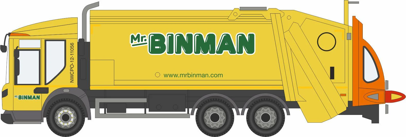 76DE005 Dennis Eagle Refuse Truck Mr Binman