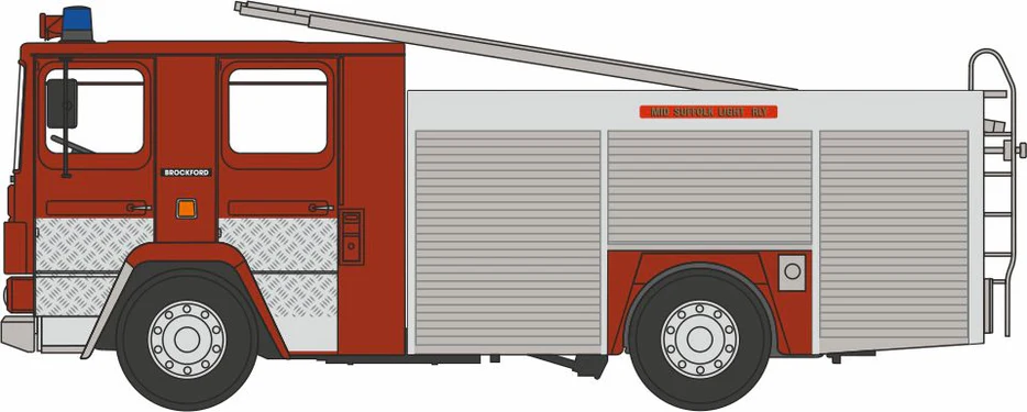 76DN008 Dennis RS Fire Appliance Mid Suffolk Light Railway - Image 2