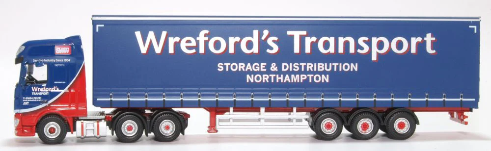 76DXF002 DAF XF Euro 6 Curtainside Wrefords - Image 2
