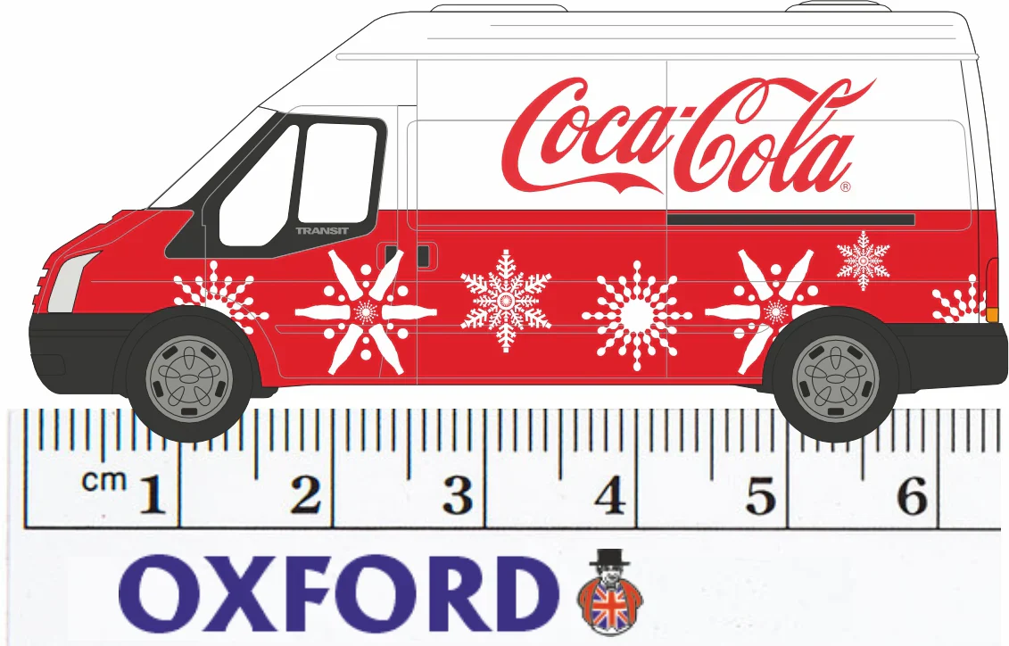 76FT030CC Ford Transit MkV LWB High Coca Cola Xmas - Image 2