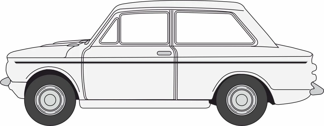 76HI006 Hillman Imp Polar White