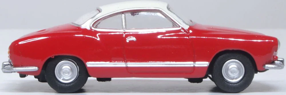 76KG001 Volkswagen Karmann Ghia Henna Red/Pearl White - Image 4