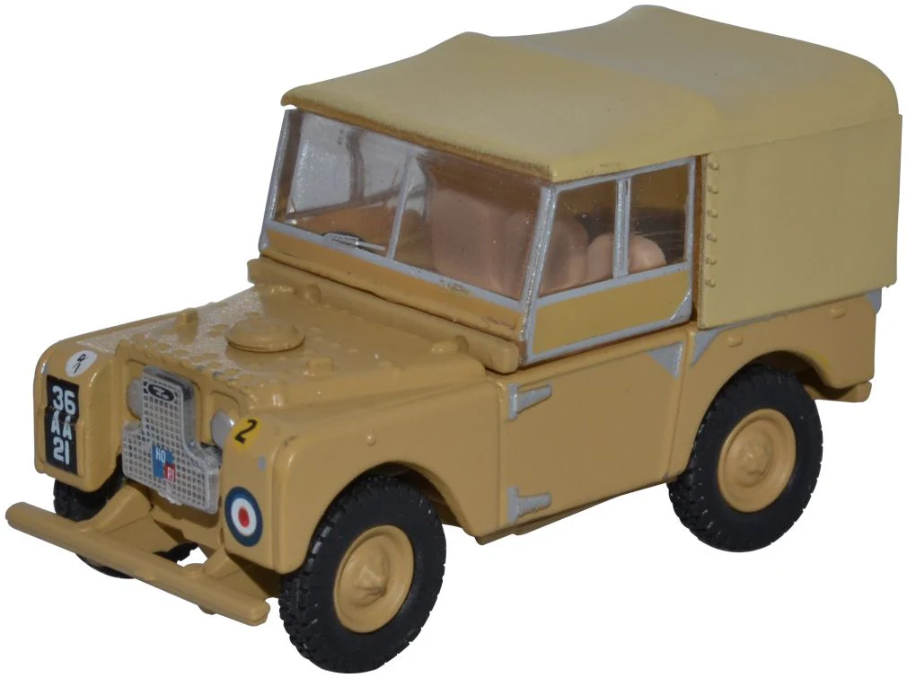 76LAN180008 Land Rover Series 1 80'' Canvas 34th Light AA RAF Firdan