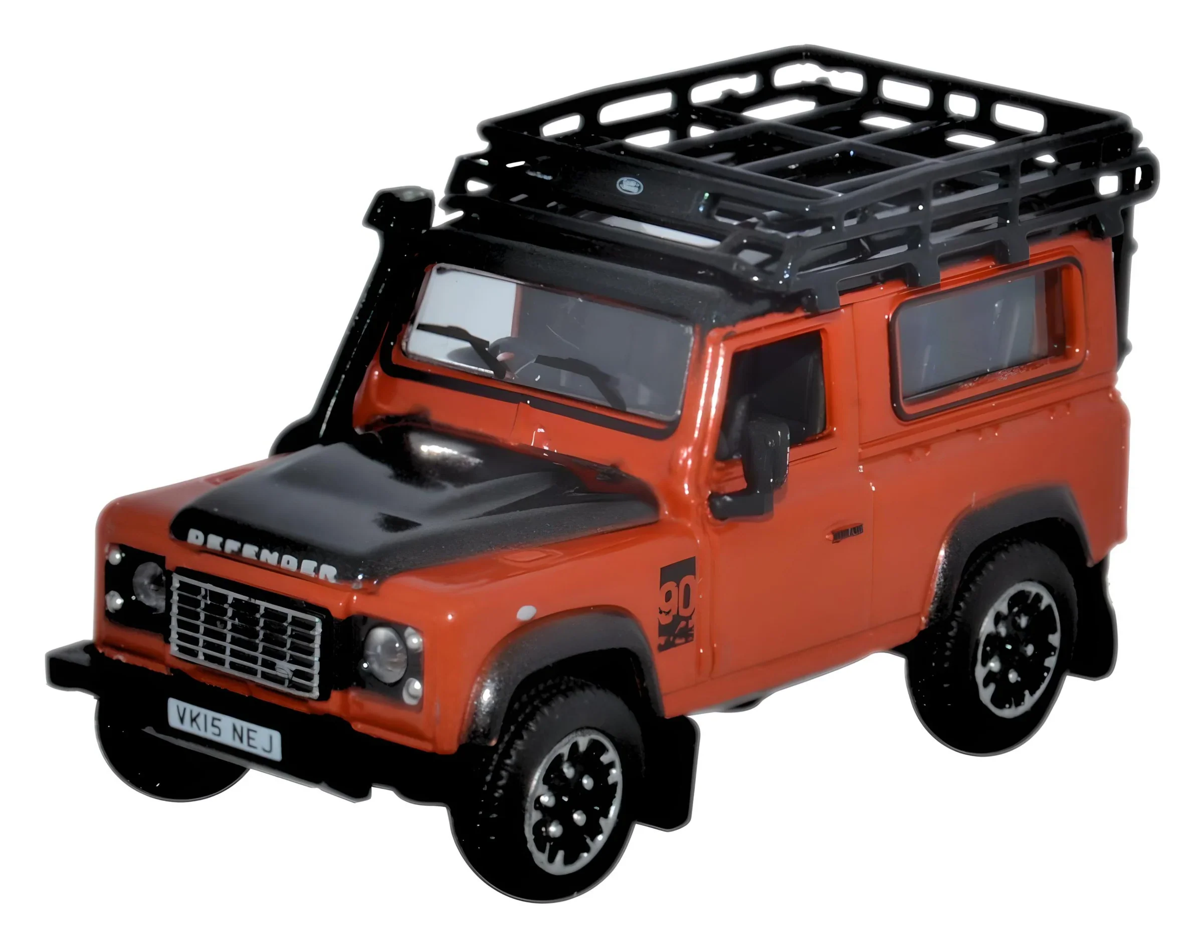 76LRDF008AD Land Rover Defender 90 Station Wagon Phoenix Orange