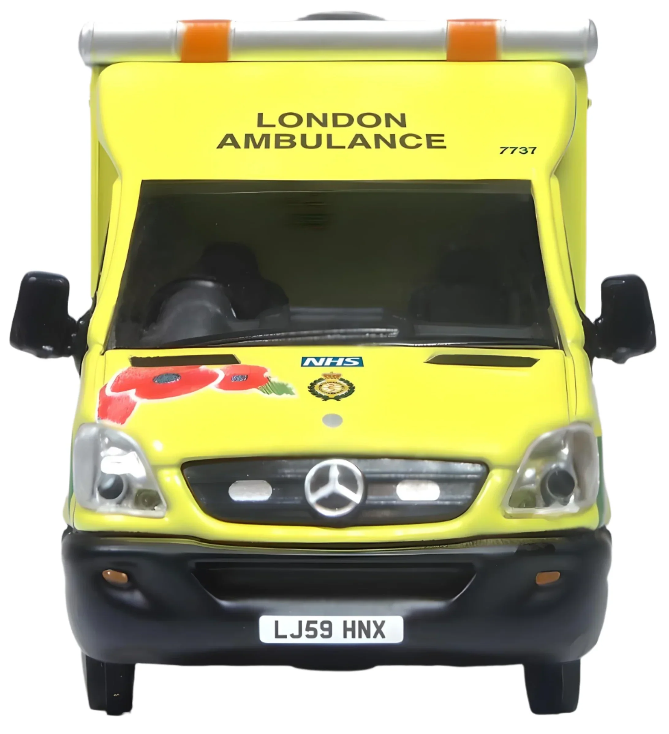 76MA007 Mercedes Ambulance London Ambulance Service Remembrance Day - Image 2