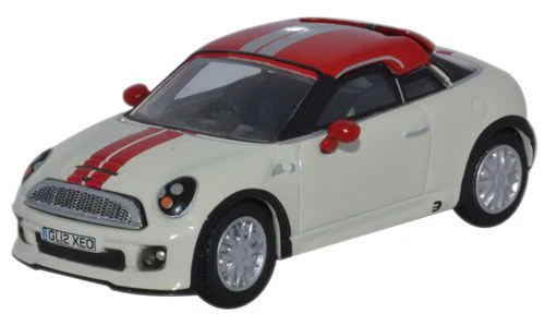 76MC001 Mini Coupe Pepper White/Chilli Red