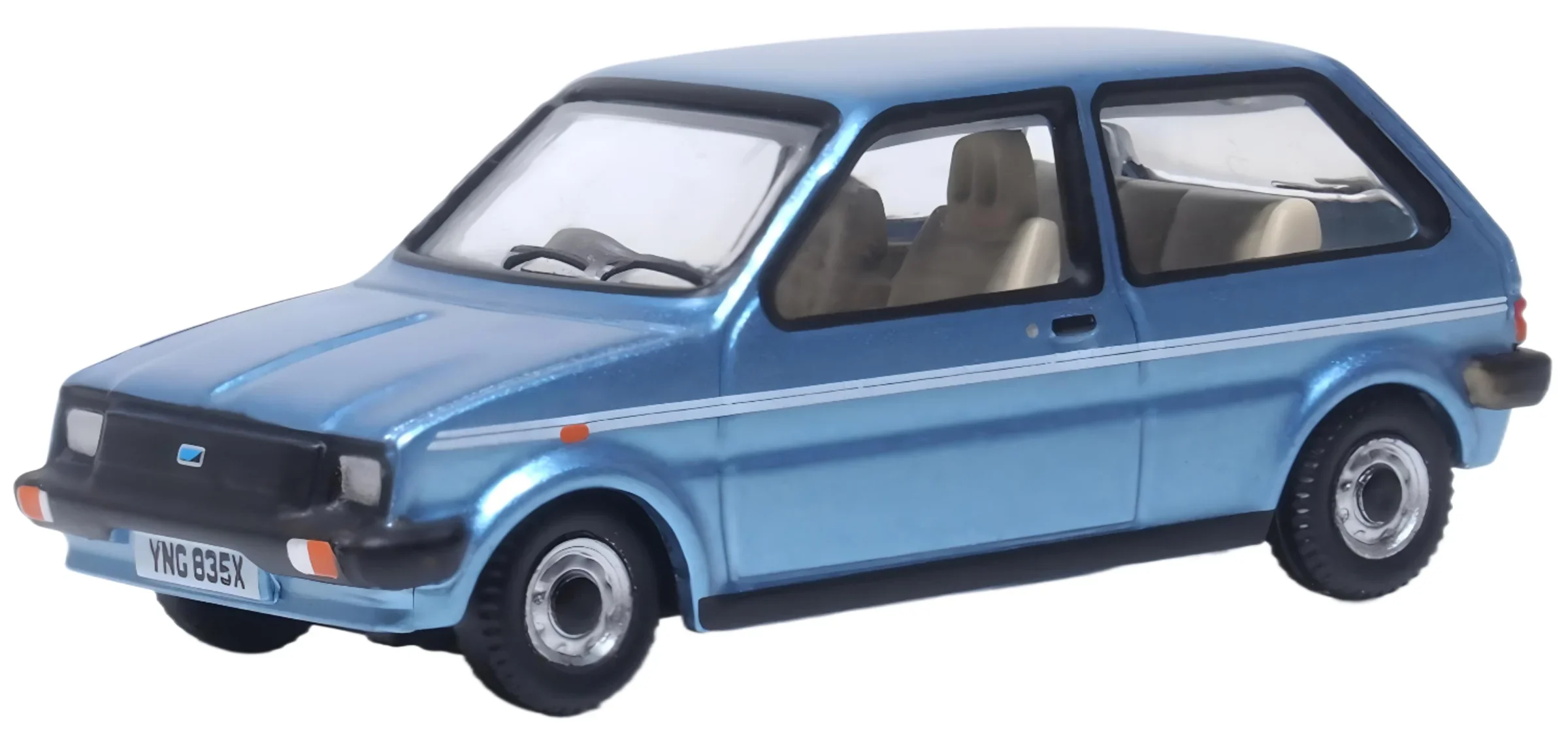 76MET002 Austin Mini Metro Denim Blue Metallic