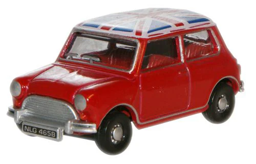 76MN001 Tartan Red Union Jack Austin Mini