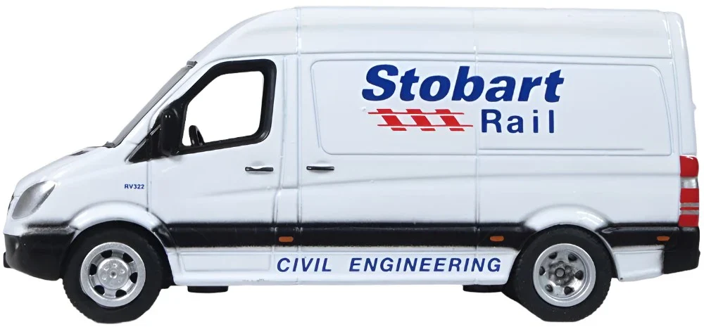 76MSV002 Mercedes Sprinter Van Stobart Rail - Image 2