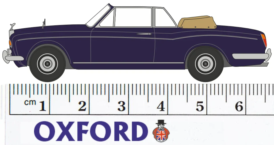 76RRC001 Rolls Royce Corniche Convertible Indigo Blue - Image 2