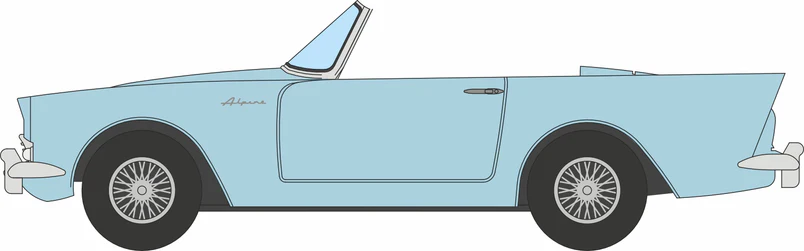 76SA001 Sunbeam Alpine Series 2 (Open) Wedgewood Blue