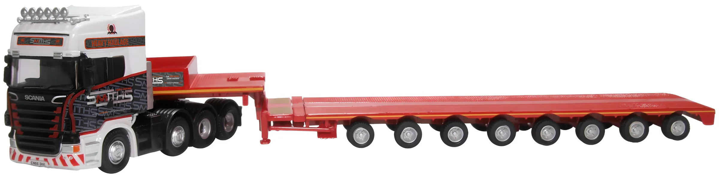 76SCA05LL Scania Topline Nooteboom Low Loader Smiths Bridgend