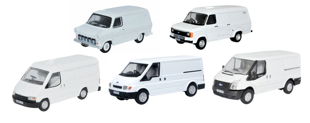 76SET80 Ford Transit Van Mk1/2/3/4/5 Set (5)