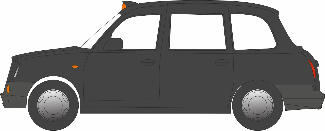 76TX4001 LEVC TX4 Taxi Black - Image 6
