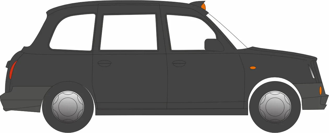 76TX4001 LEVC TX4 Taxi Black - Image 8