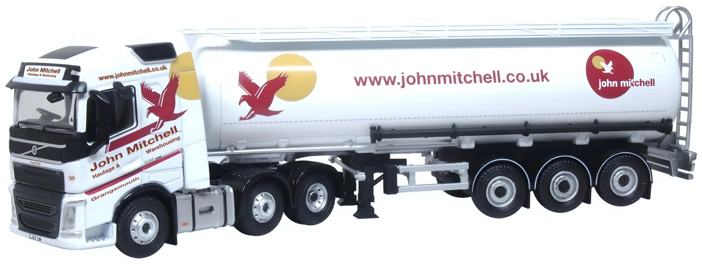 76VOL4012 Volvo FH 2013 FH4 Cylindrical Tanker John Mitchell