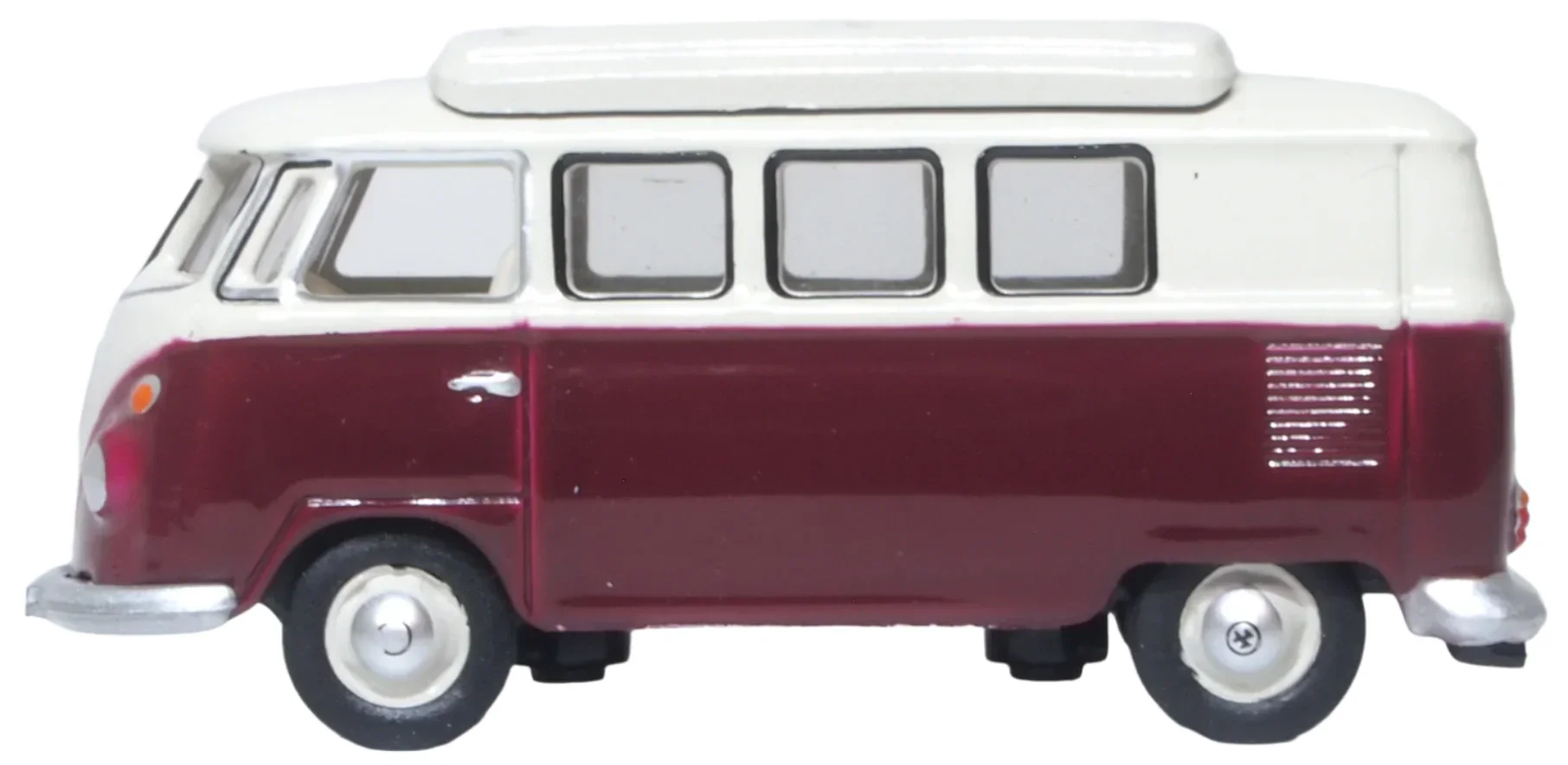 76VWS010 VW T1 Split Screen Camper Titan Red/Beige Grey - Image 3