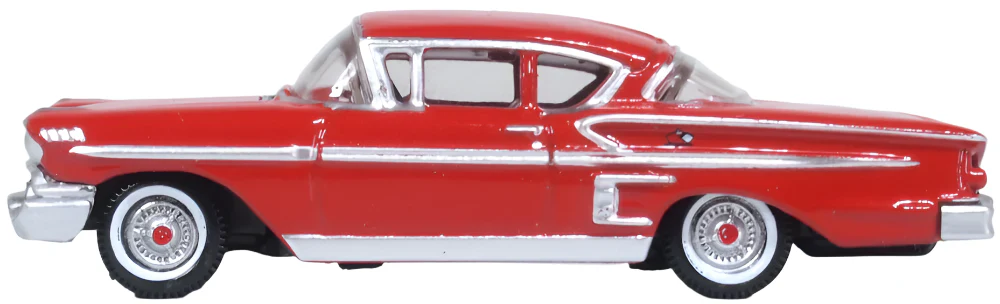 87CIS58003 1958 Chevrolet Impala Sports Coupe Rio Red - Image 3