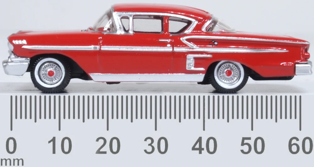 87CIS58003 1958 Chevrolet Impala Sports Coupe Rio Red - Image 6