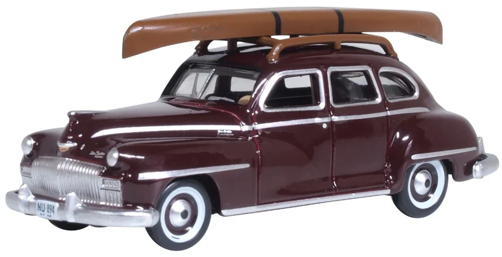 87DS46007 1946 Desoto Suburban (Canoe) Royal Maroon