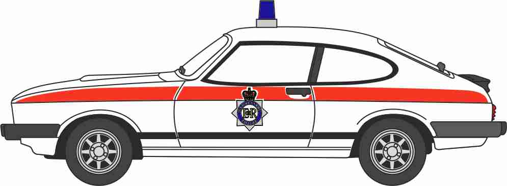 NCAP007 Ford Capri MkIII Merseyside Police