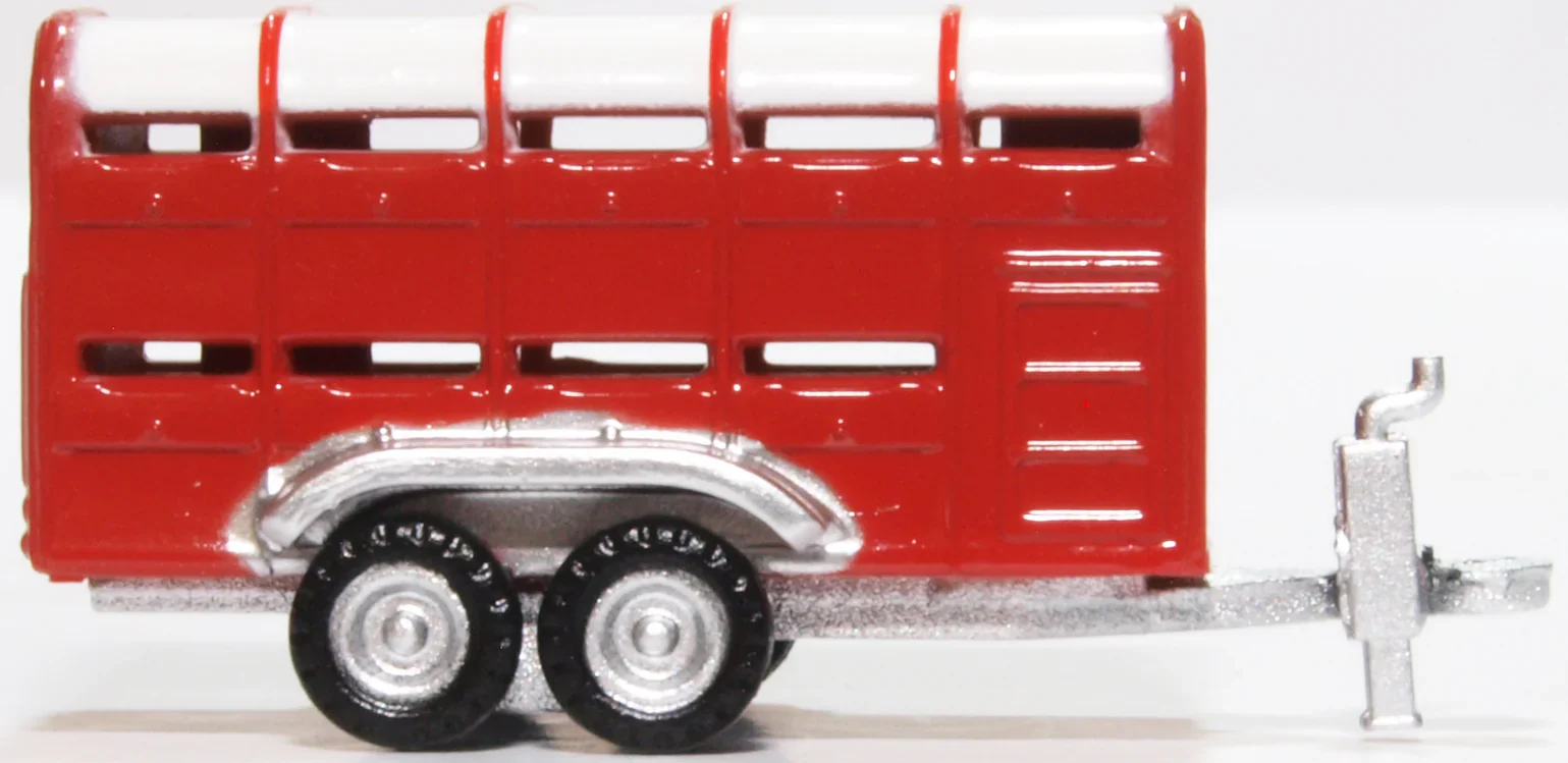 NFARM004 Livestock Trailer Red - Image 4