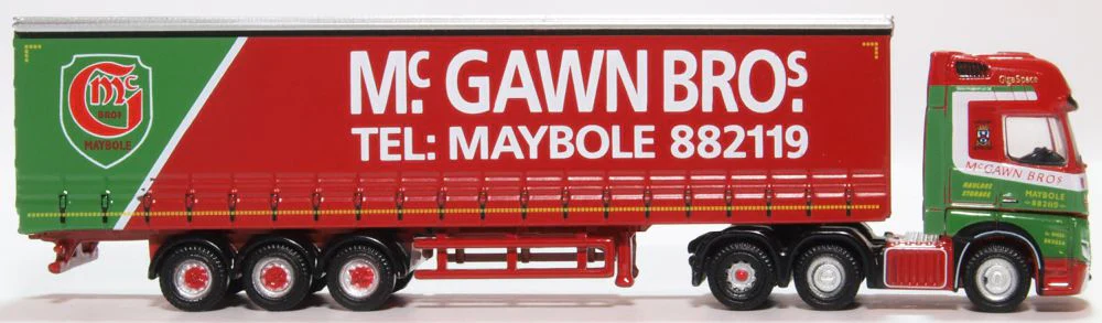 NMB007 Mercedes Actros Curtainside McGawn Bros