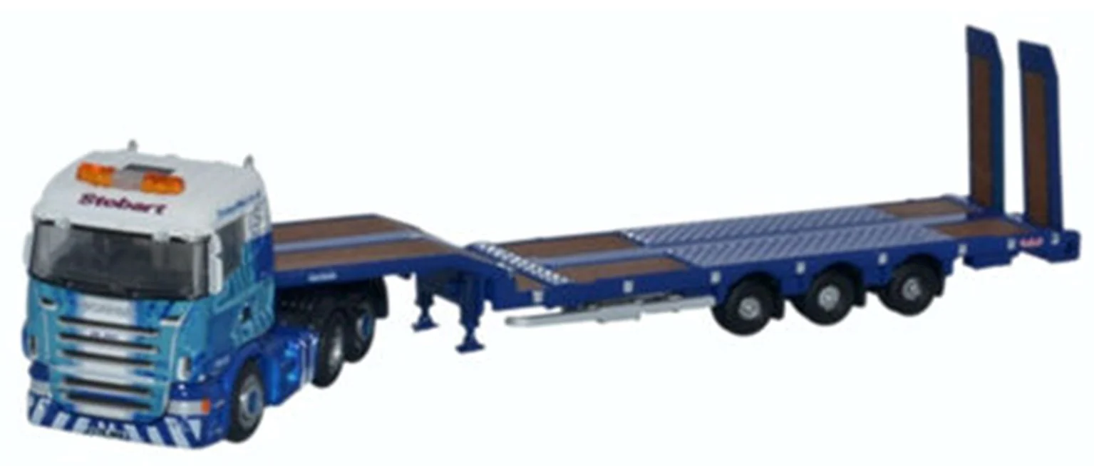NSHL01ST Scania Highline Nooteboom 3 Axl Semi L/Loader Stobart Rail