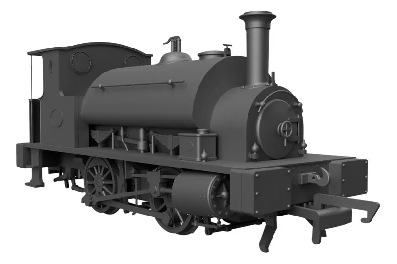 OR76CRP006 CR Class 264/611 BR Late Crest Plain Black 56029 Steam Locomotive - Image 3