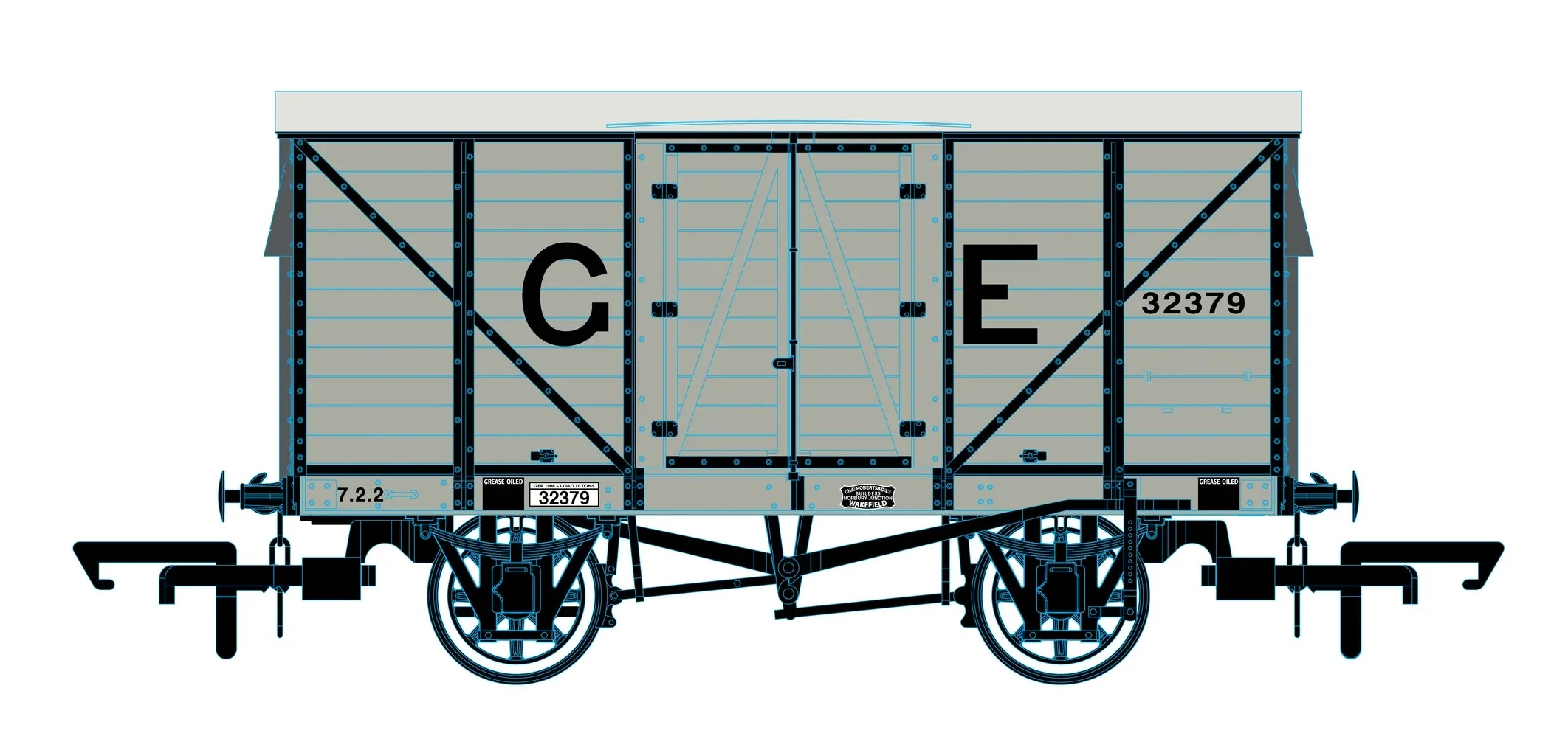 OR76GEGV001B GER 10t Covered Van GER 32379