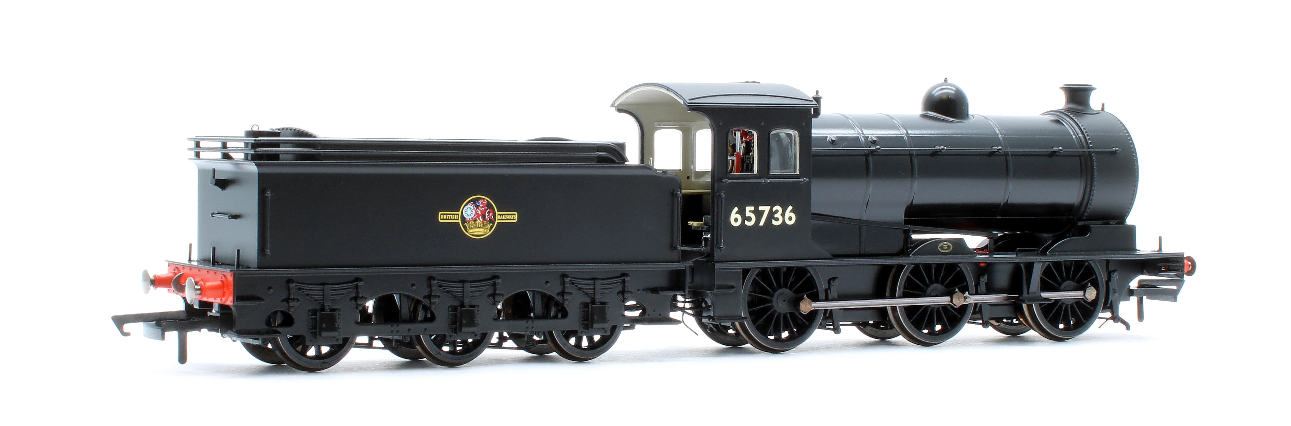 OR76J26003XS Class J26 BR Black (Late) 0-6-0 Steam Locomotive No.65736 - DCC Sound - Image 3