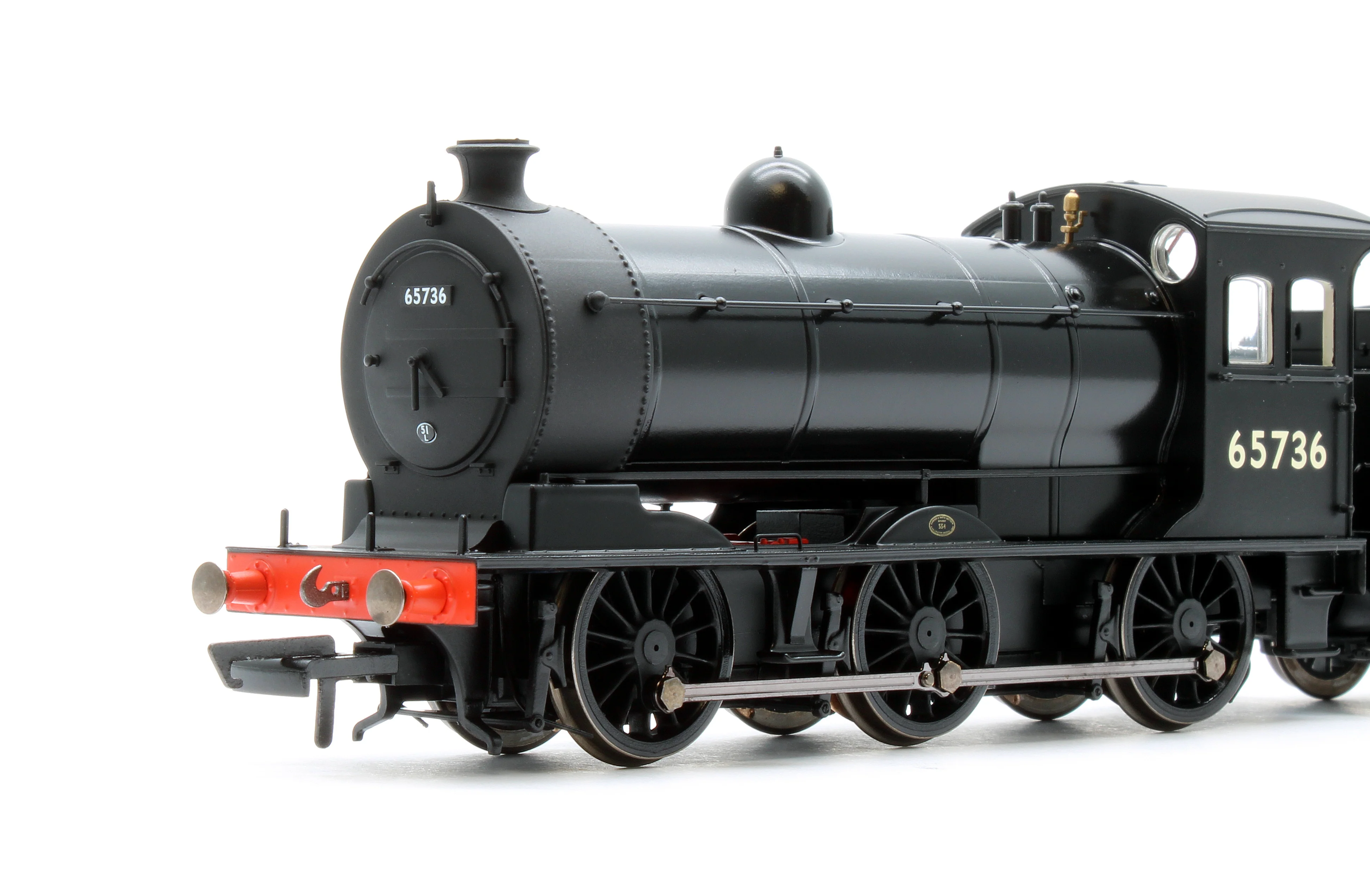 OR76J26003XS Class J26 BR Black (Late) 0-6-0 Steam Locomotive No.65736 - DCC Sound - Image 6