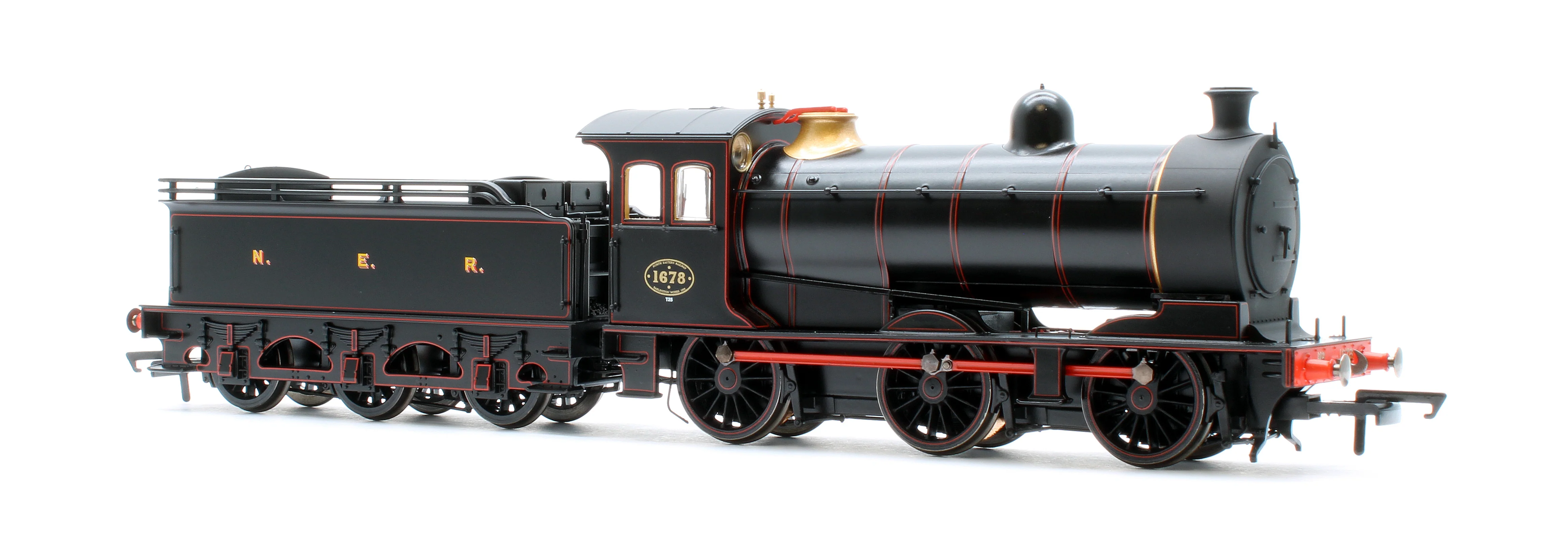 OR76J26004 NER P2 (lined black) 1678 0-6-0 Class J26 Steam Locomotive - Image 2