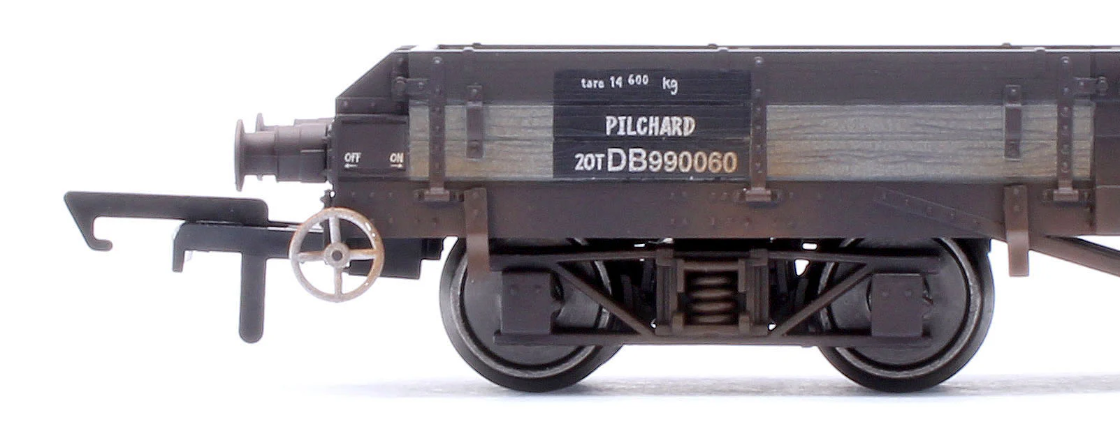 OR76PIL005AW Pilchard Wagon - BR DB990060 - Weathered - Image 4