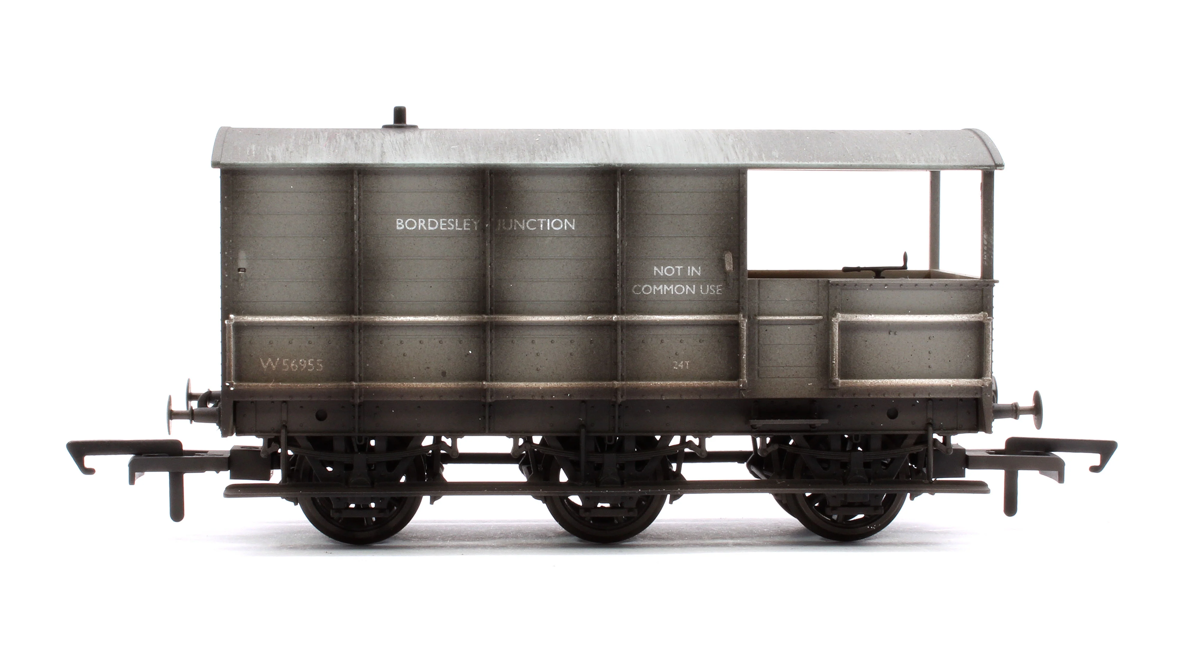 OR76TOA003W Toad Brake Van BR 6 Wheel Bordesley Junction - Weathered - Image 2