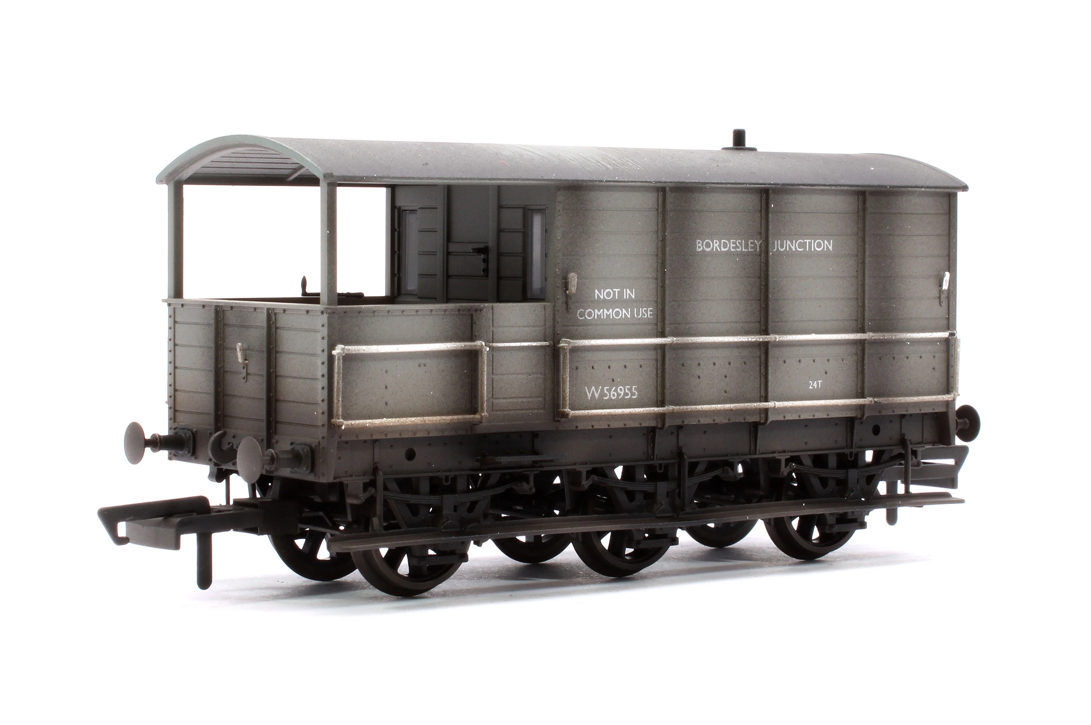 OR76TOA003W Toad Brake Van BR 6 Wheel Bordesley Junction - Weathered - Image 3